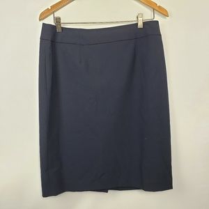 Calvin Klein Classic Navy Stretch Career Skirt